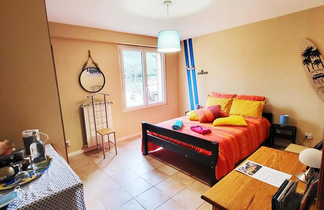 Chambre privée, piscine, pool house, cuisine d'été-1